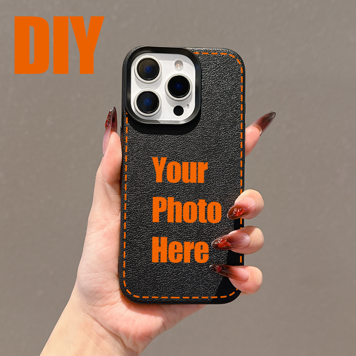 Vivo Y28 - DIY Fashion Customized Lichee leather pattern