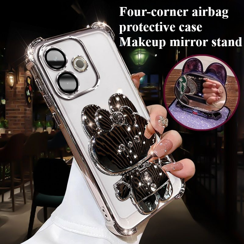Fashion Glitter Mirror Holder  - огляд і ціна Phone Accessories Vivo