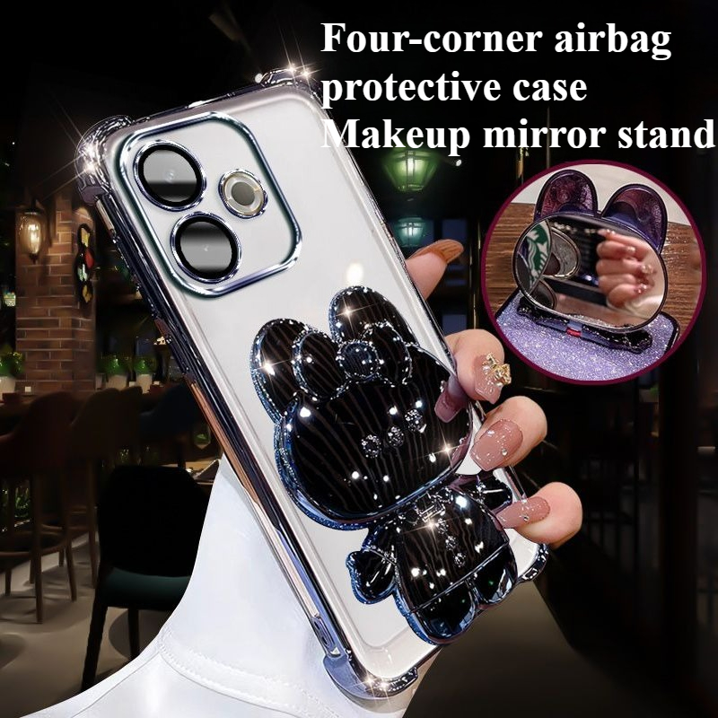 Fashion Glitter Mirror Holder  - огляд і ціна Phone Accessories Vivo