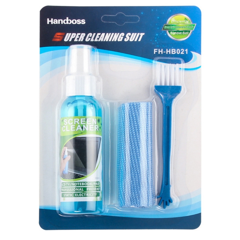 1 Set Brush Cloth Liquid High  - огляд і ціна Screen Cleaner Spray