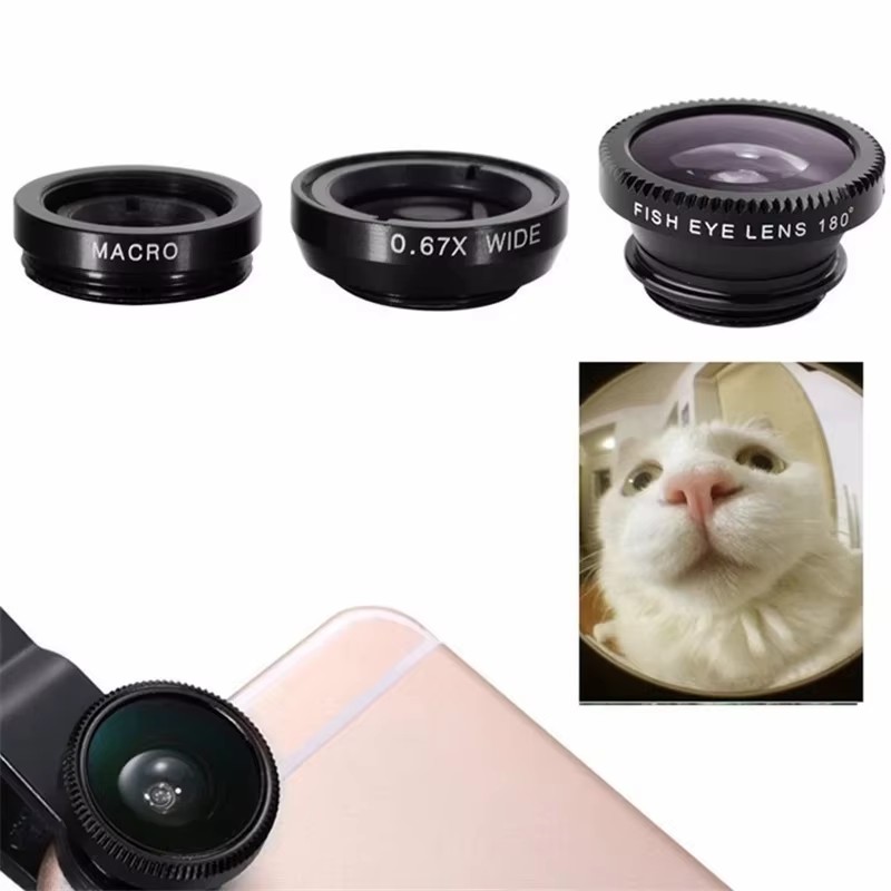 3In1 Mobile Phone Fish Eye Len - огляд і ціна Lens Camera Clip