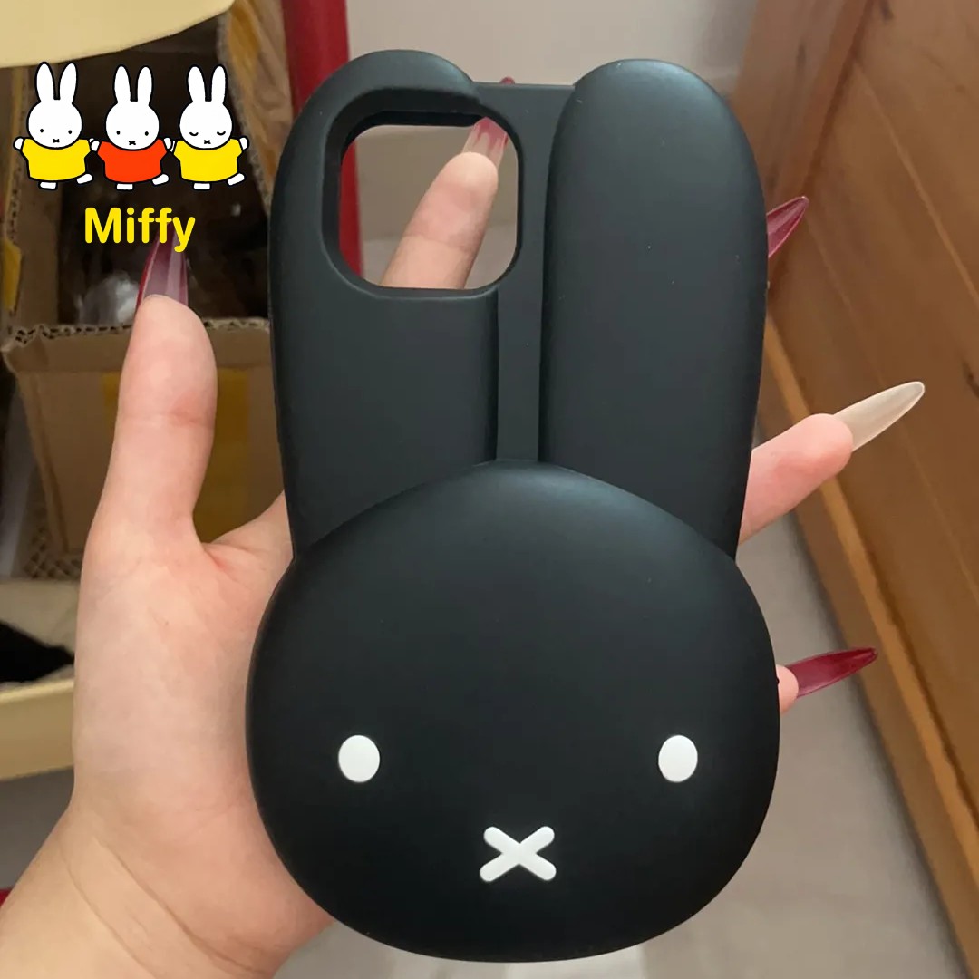 Miffy Rabbit Black Silicone Ph - огляд і ціна Phone Accessories Images