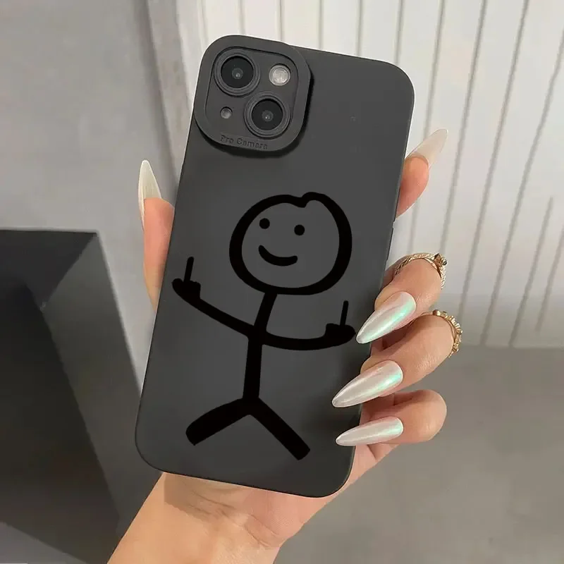 Cute Cartoon Matchman Matte Si - огляд і ціна Phone Accessories List