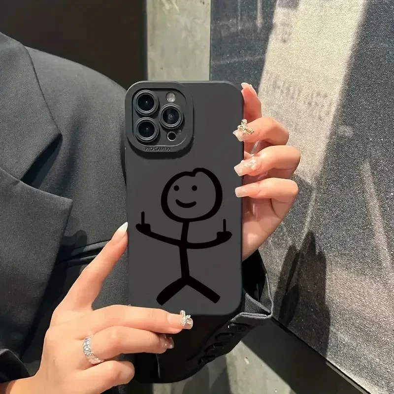Cute Cartoon Matchman Matte Si - огляд і ціна Phone Accessories List