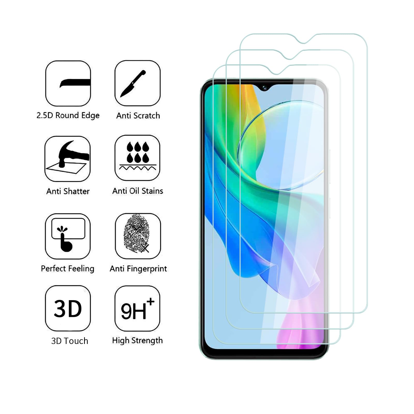 Screen Protector For VIVO Y03  - огляд і ціна Phone Accessories Vivo