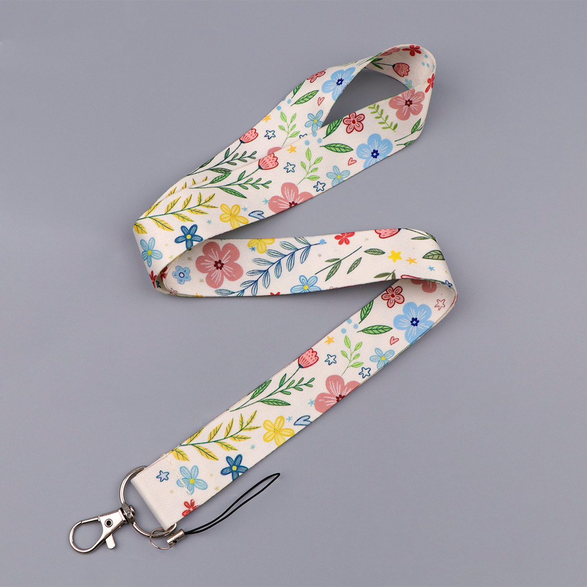 Cute Pink Heart Bow Floral Lan - огляд і ціна Neck Hanging Phone Holder