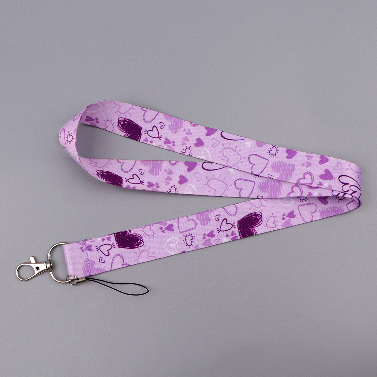 Cute Pink Heart Bow Floral Lan - огляд і ціна Neck Hanging Phone Holder