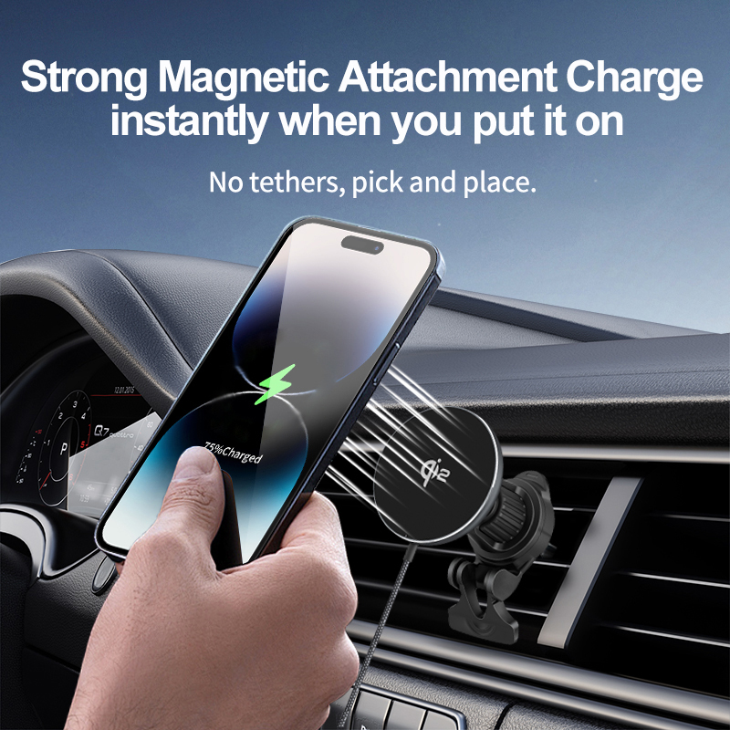 Qi 2 Car Holder 15W Wireless C - огляд і ціна Qi2 Phone Accessories