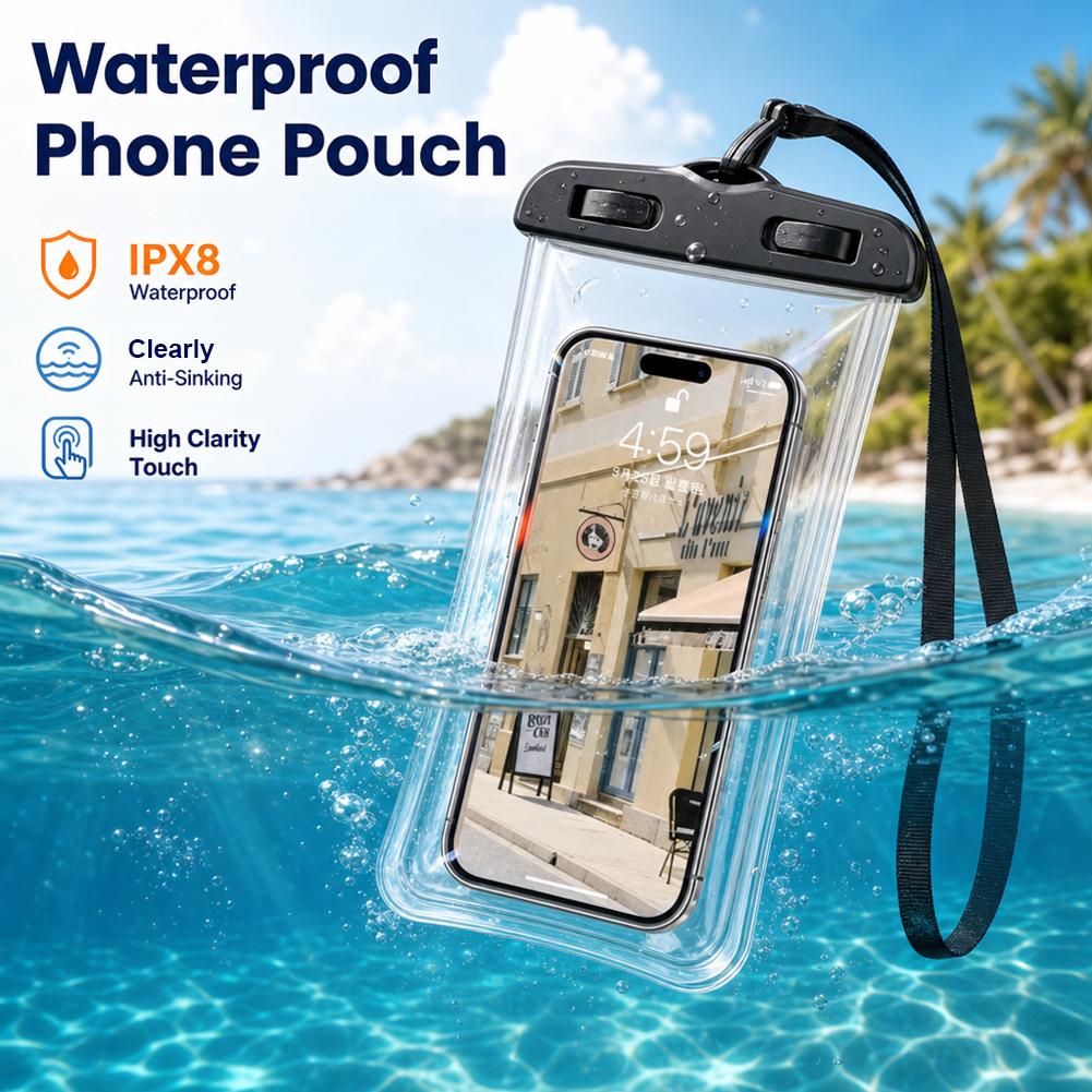 Transparent Waterproof Mobile  - огляд і ціна Neck Hanging Phone Holder