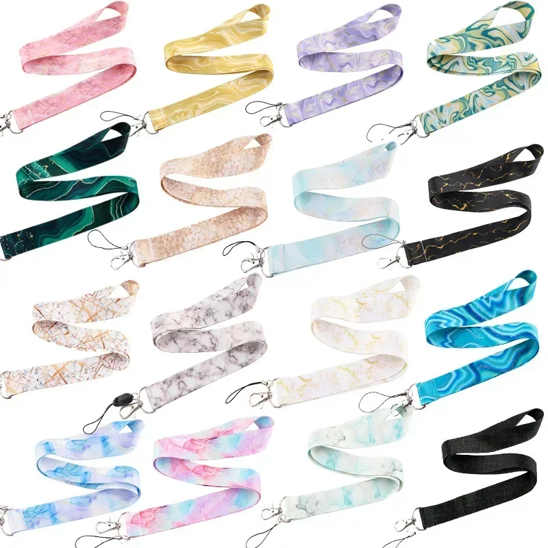 Marble Printing Neck Strap Key - огляд і ціна Neck Hanging Phone Holder