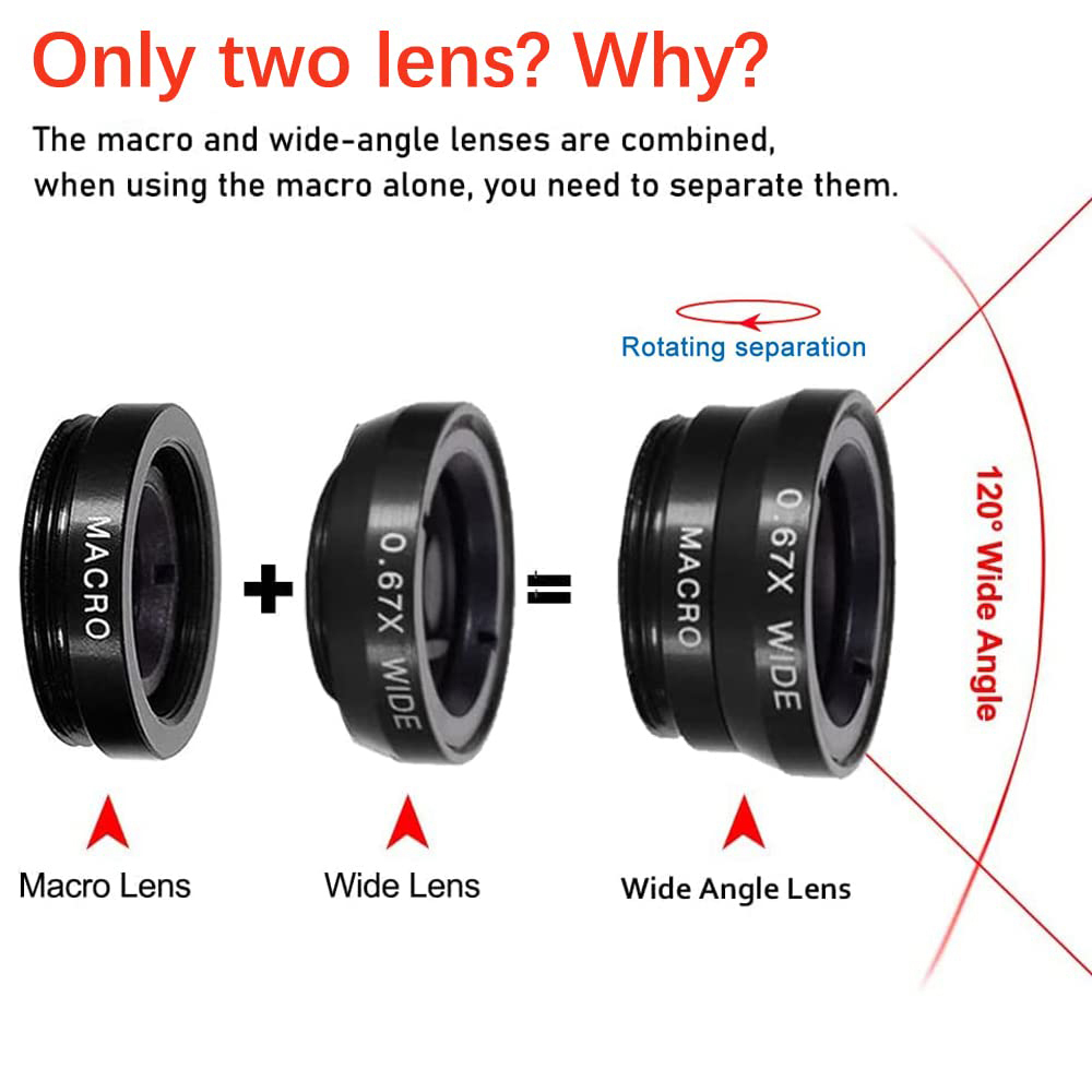 3 in1 180° Fish Eye Mobile Pho - огляд і ціна Lens Camera Clip