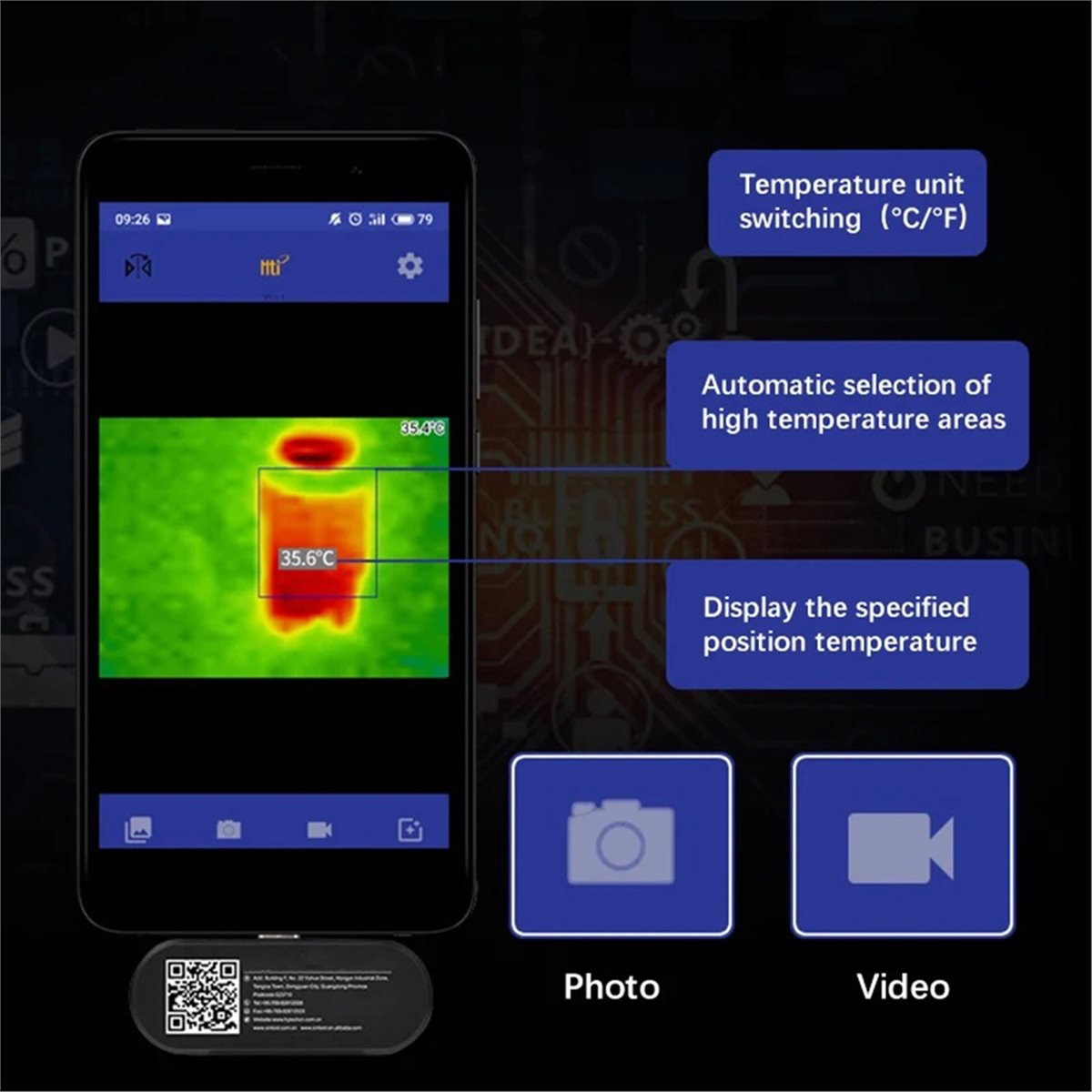 Dynamic Mobile Thermal Camera  - огляд і ціна Phone Accessories Images