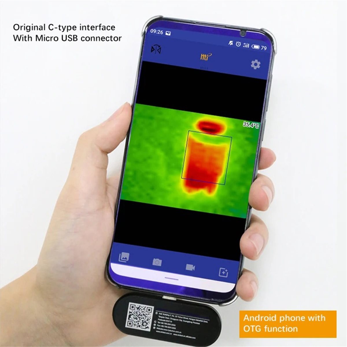 Dynamic Mobile Thermal Camera  - огляд і ціна Phone Accessories Images