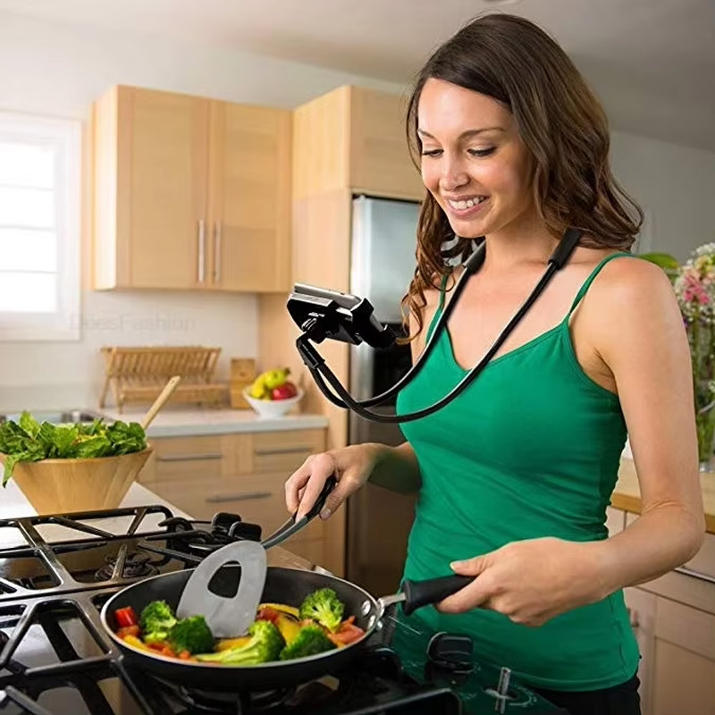 Flexible Mobile Phone Holder H - огляд і ціна Neck Hanging Phone Holder