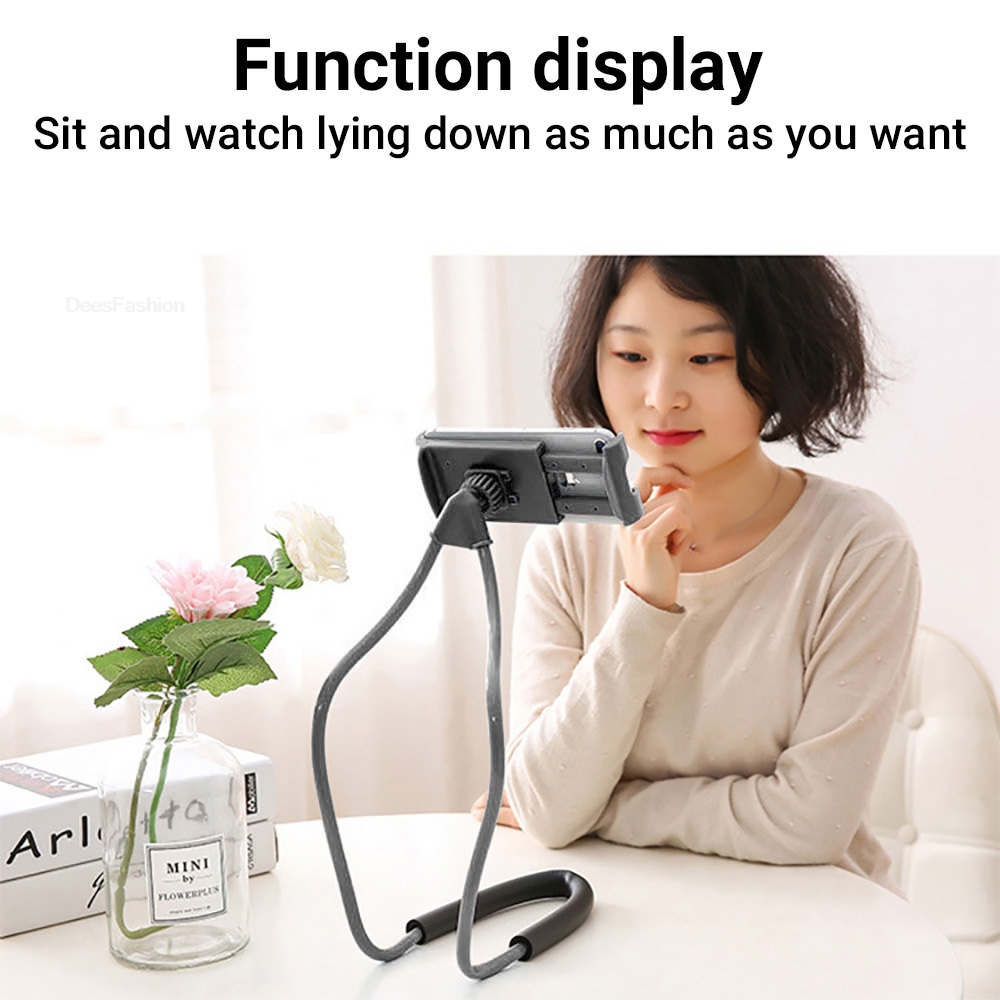 Flexible Mobile Phone Holder H - огляд і ціна Neck Hanging Phone Holder